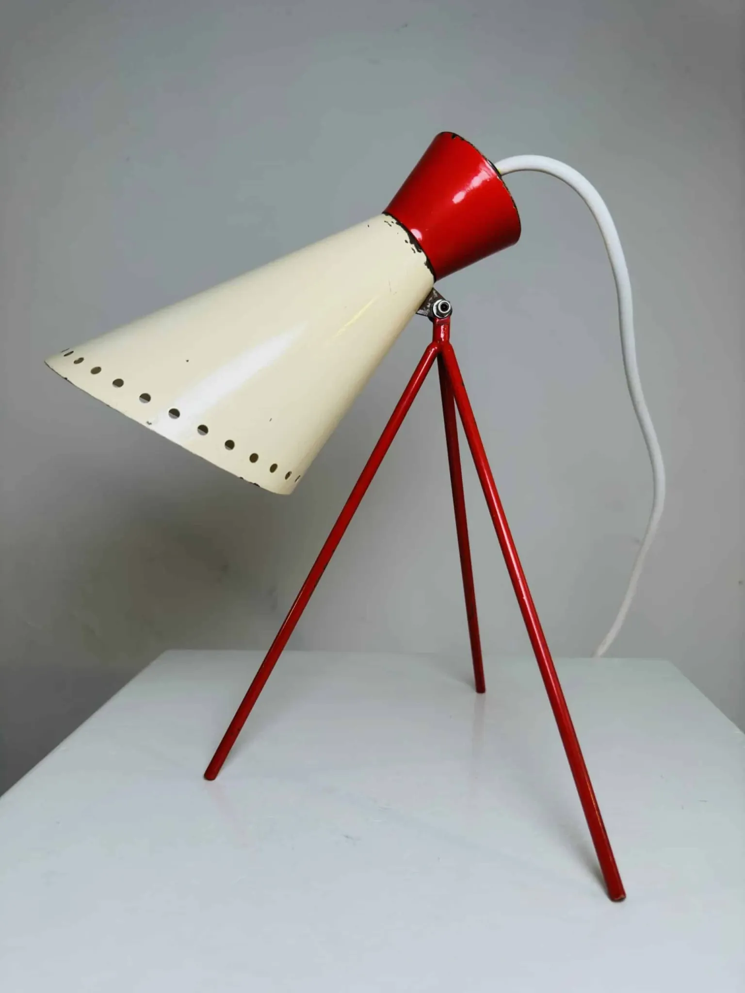 Model 1618 Desk Lamp By Josef Hurka For Napako, Czechoslovakia, 1954