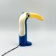 Toucan Multicolor 80s Table Lamp by HT Huang for Lenoir Italy