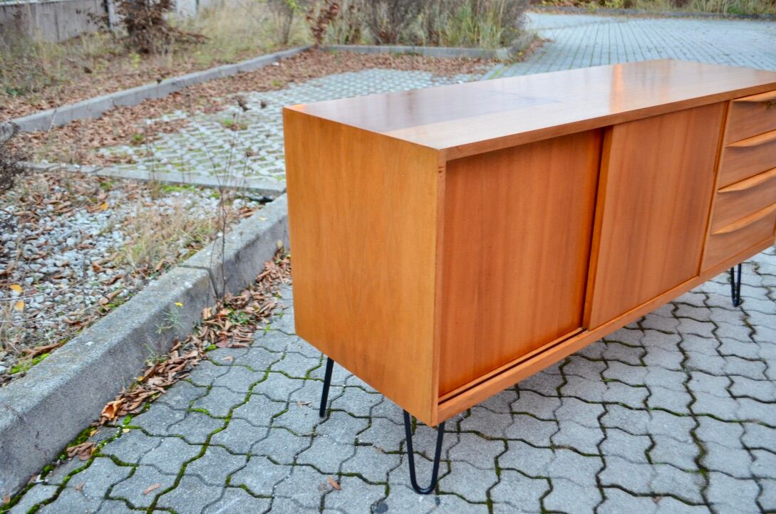 German Mid-Century Walnut Sideboard from A.M.T.