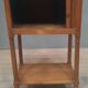 Curtained bedside table from the nineteenth century.
