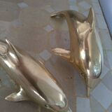Brass dolphins