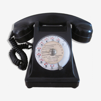 Old telephone in bakelite