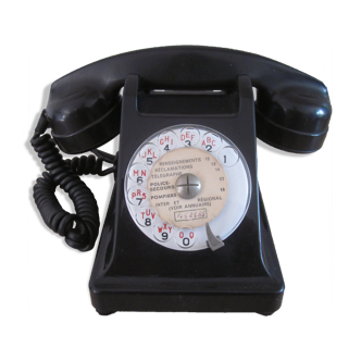 Old telephone in bakelite