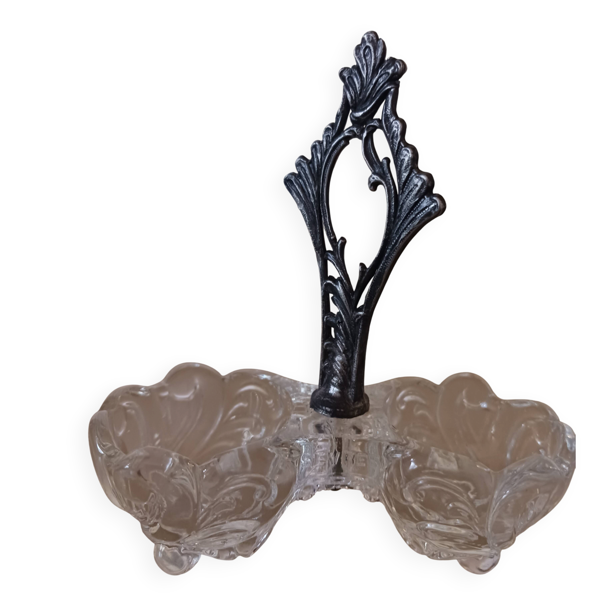 Sèvres crystal salt cellar.
