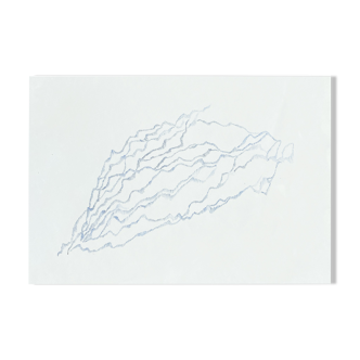 Drawing 21X29,7 made and signed by the Italian artist Maria Chiara Re. 2022.