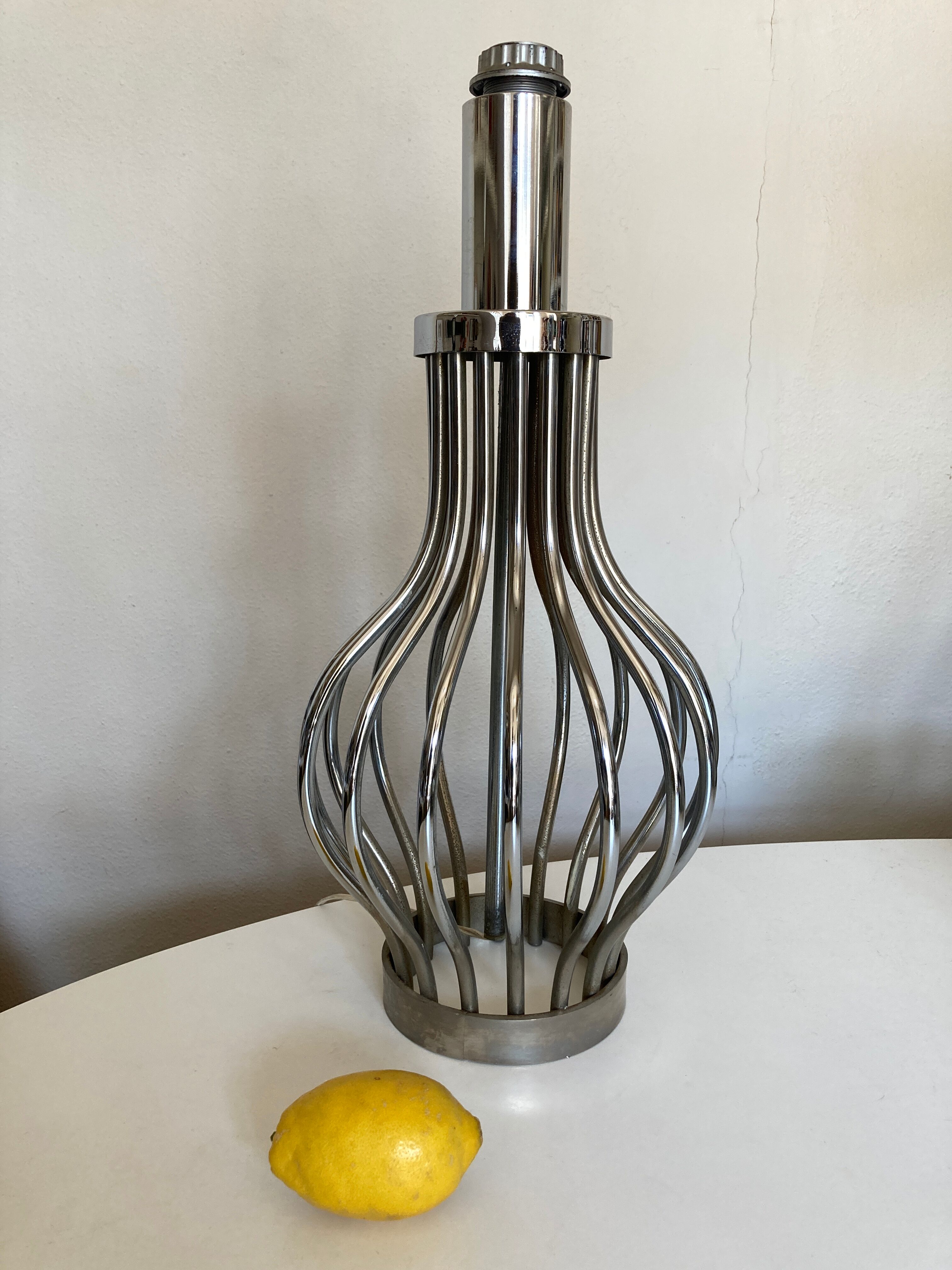 1970 space age 60cm XXL baluster lamp