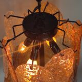 Vintage Murano Glass Disc Chandelier