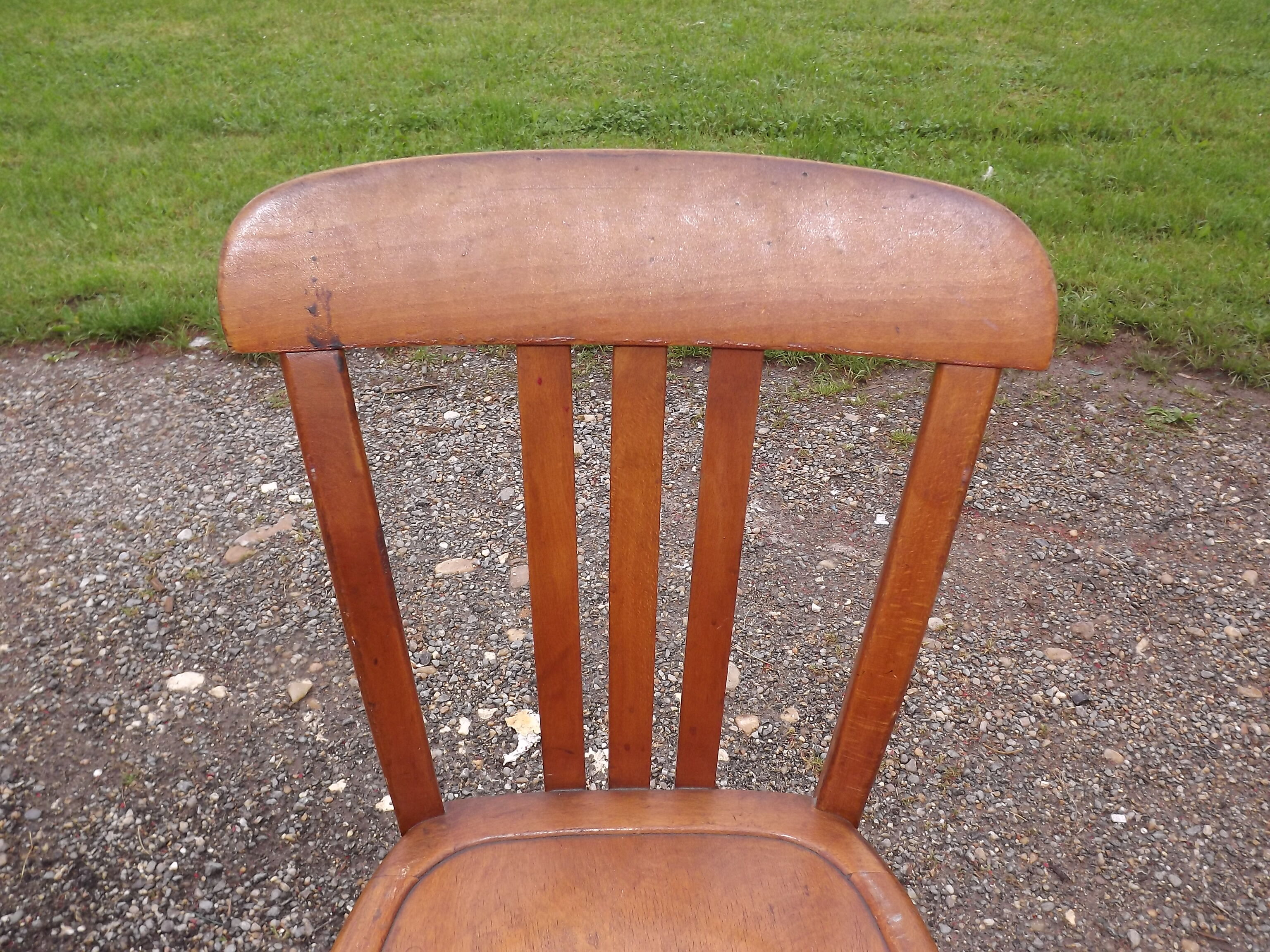 Office chair american 30s oak