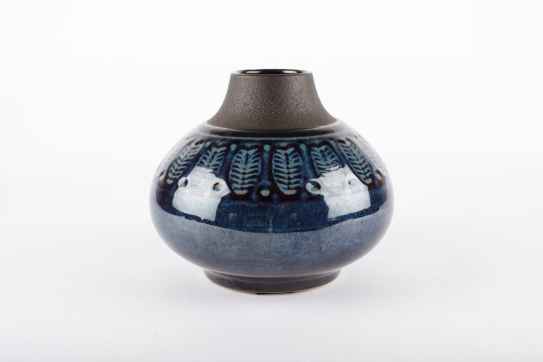 Set of two ceramic vases designed by Einar Johansen for Søholm Stentøj, Denmark 1960’s.