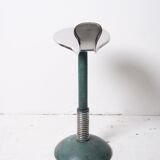 Active seated stool on vintage art deco spring