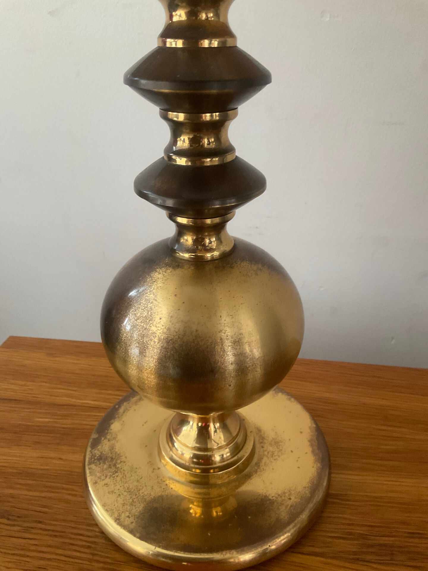 Brass lamp from the 60s-70s.
