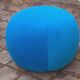 Pair of stools, blue ball ottoman from the 80s.