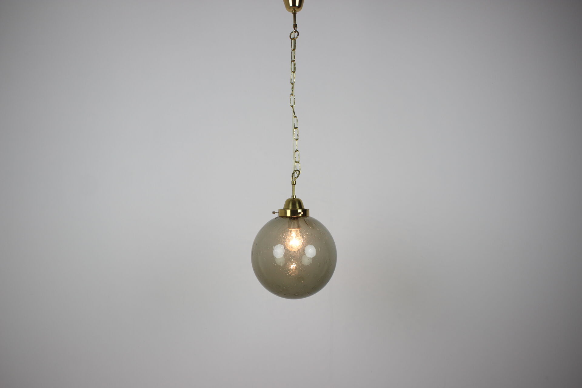 Hanging lamp Kamenický Šenov, 1970