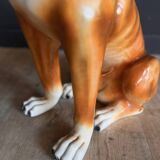 Chien en porcelaine