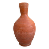 Dark terracotta vase