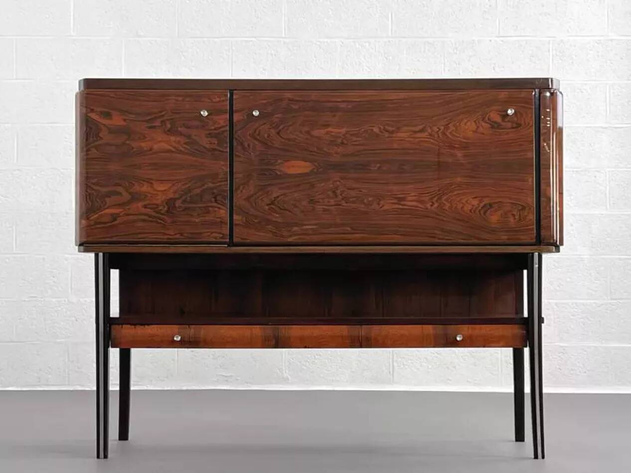 Meuble bar en palissandre années 50 -60