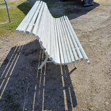 Iron and Wood Bench from the 50s