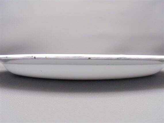 Enamelled sheet metal tray