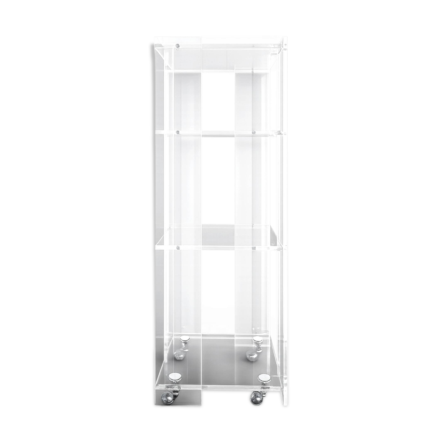 Etagere roulante en plexiglas Marais International