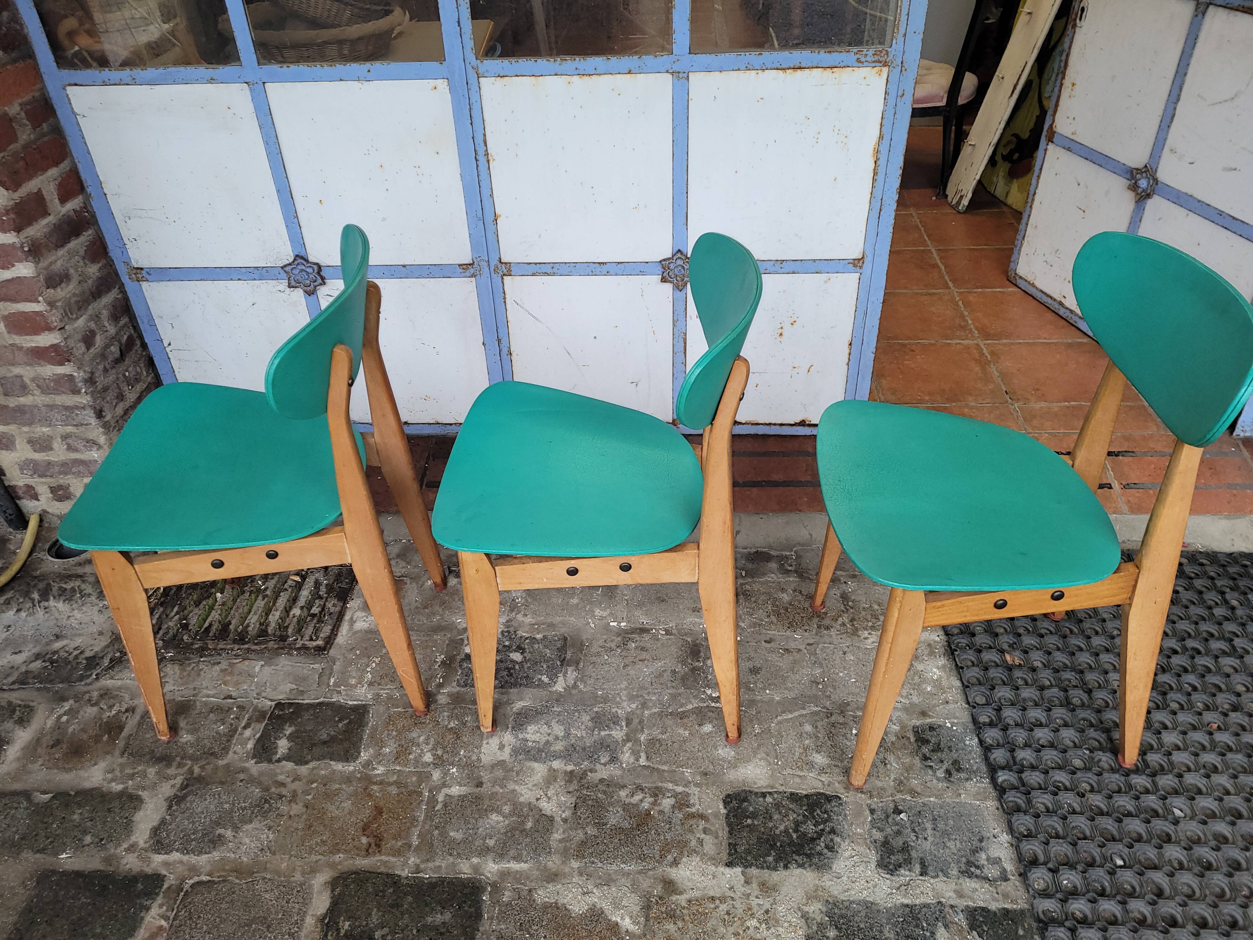 3 Scandinavian chairs
