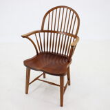 1940s Fritz Henningsen Windsor Oak Chair model CH 18A,Denmark