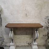 Console table old oak patina shabby gustavian loft