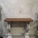 Console table old oak patina shabby gustavian loft