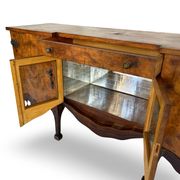 Buffet en noyer burr italien, années 1930.