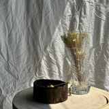 Large geometric glass vase H30