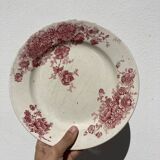 8 flat plates iron earth model Anémone by Bertrand Bordeaux