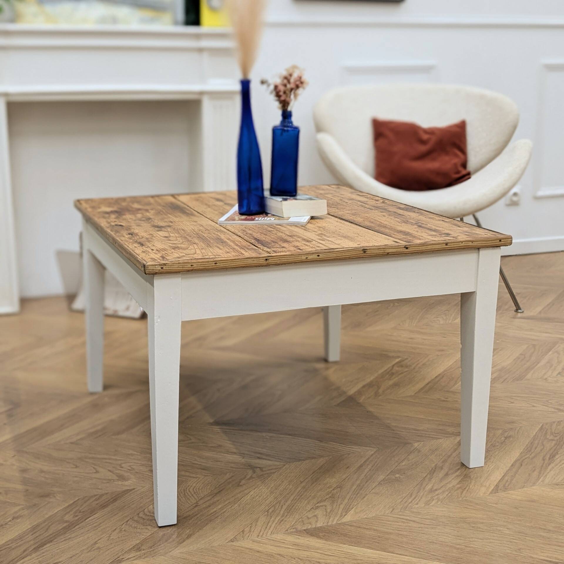 Ancienne table basse de campagne