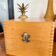 Old wooden plug box