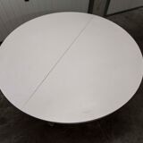 Round table convertible formica 70's central feet