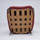 1960s, Danish armchair by Alfred Christensen, red furniture wool fabric.