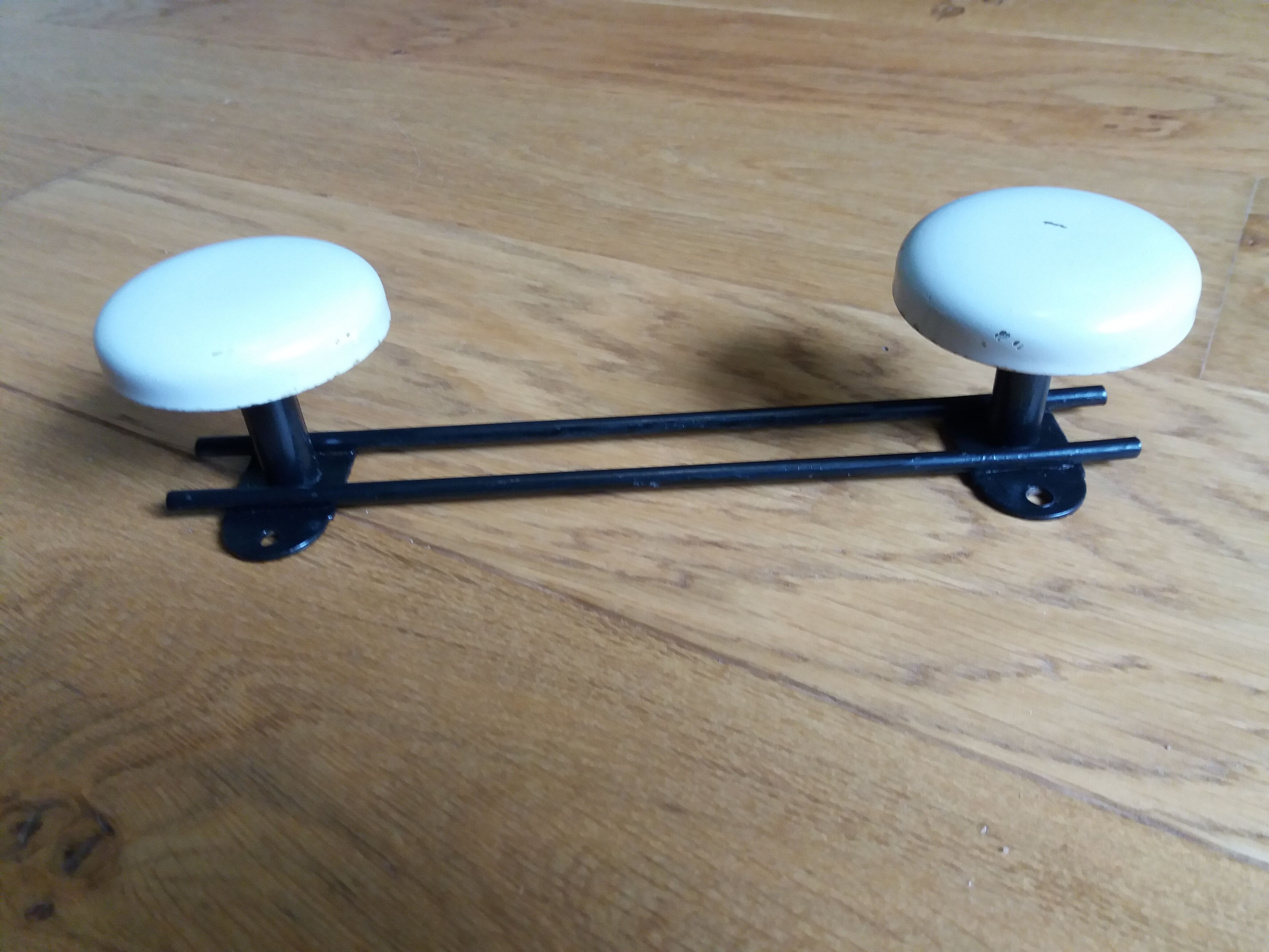 Wall coat rack 2 hooks