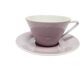 Tasse et soucoupe postmodernes, Pologne, années 1970, ensemble de 2