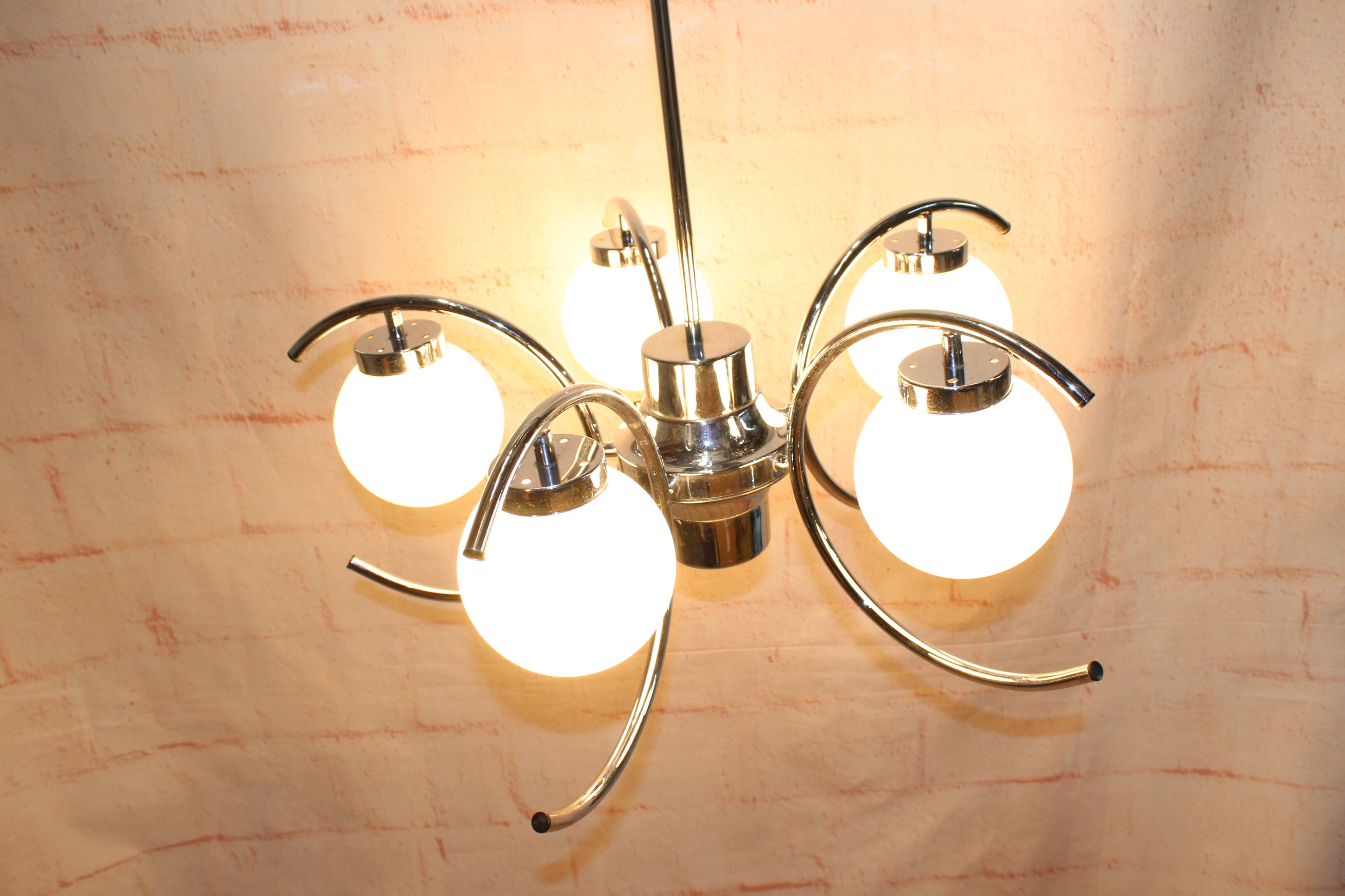 vintage chandelier design 70 space age
