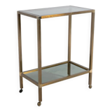 Chariot de service/table d'appoint vintage, Italie 1970
