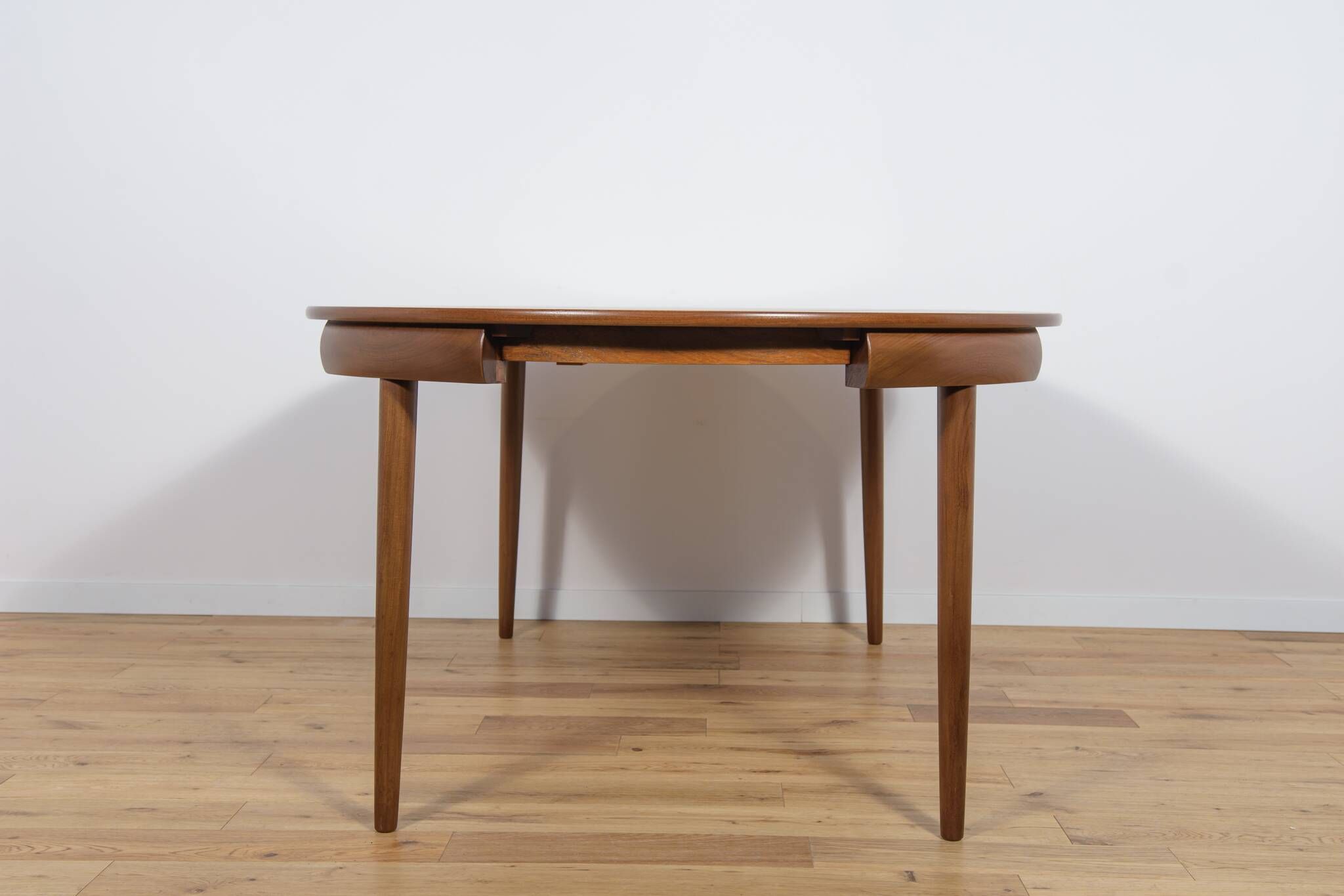Mid-Century Teak Dining Table & Chairs by Hans Olsen for Frem Røjle, 1960s, Set of 5
