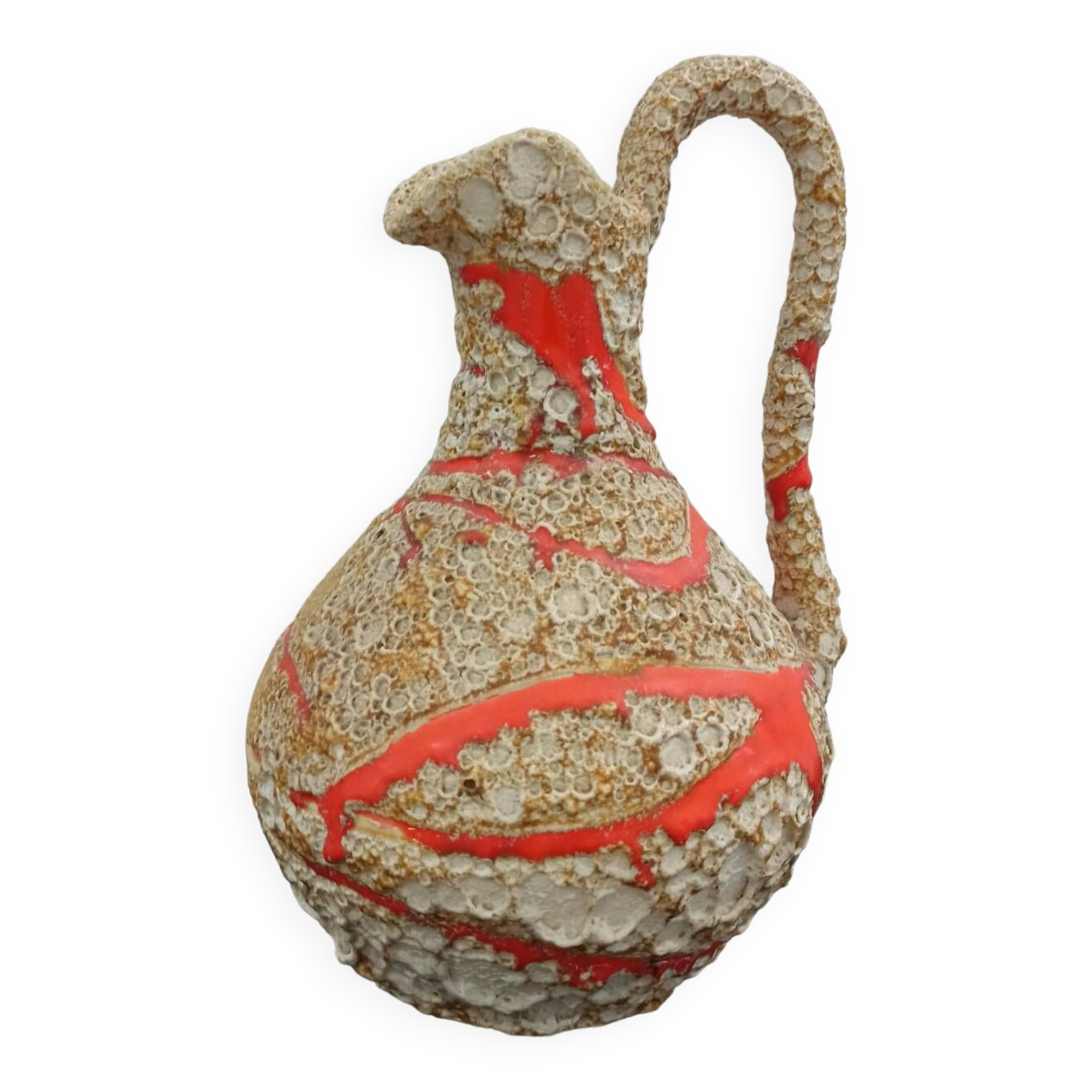 Ceramic vase from Vallauris, 70's