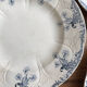 Series of 6 old Longwy flat plates