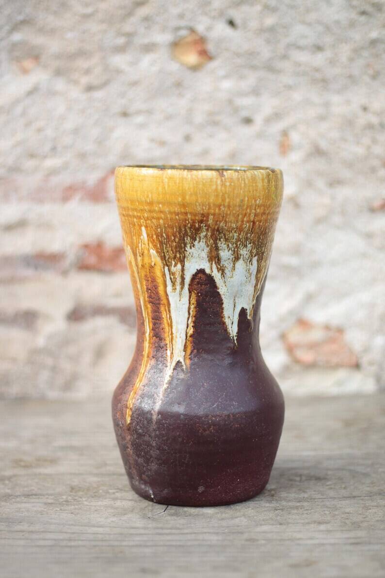 Hubert Guy for Accolay – Important glazed ceramic vase – France, circa 1955