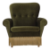 1970s, Danish lounge chair, high, furniture velour, ash wood legs.