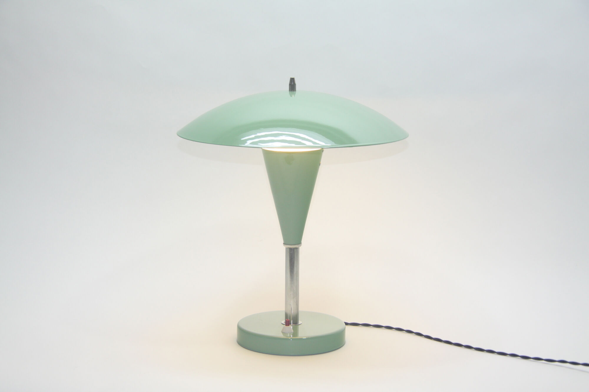 Lampe champignon vert, années 1960