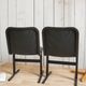 Paire de chaises cuir