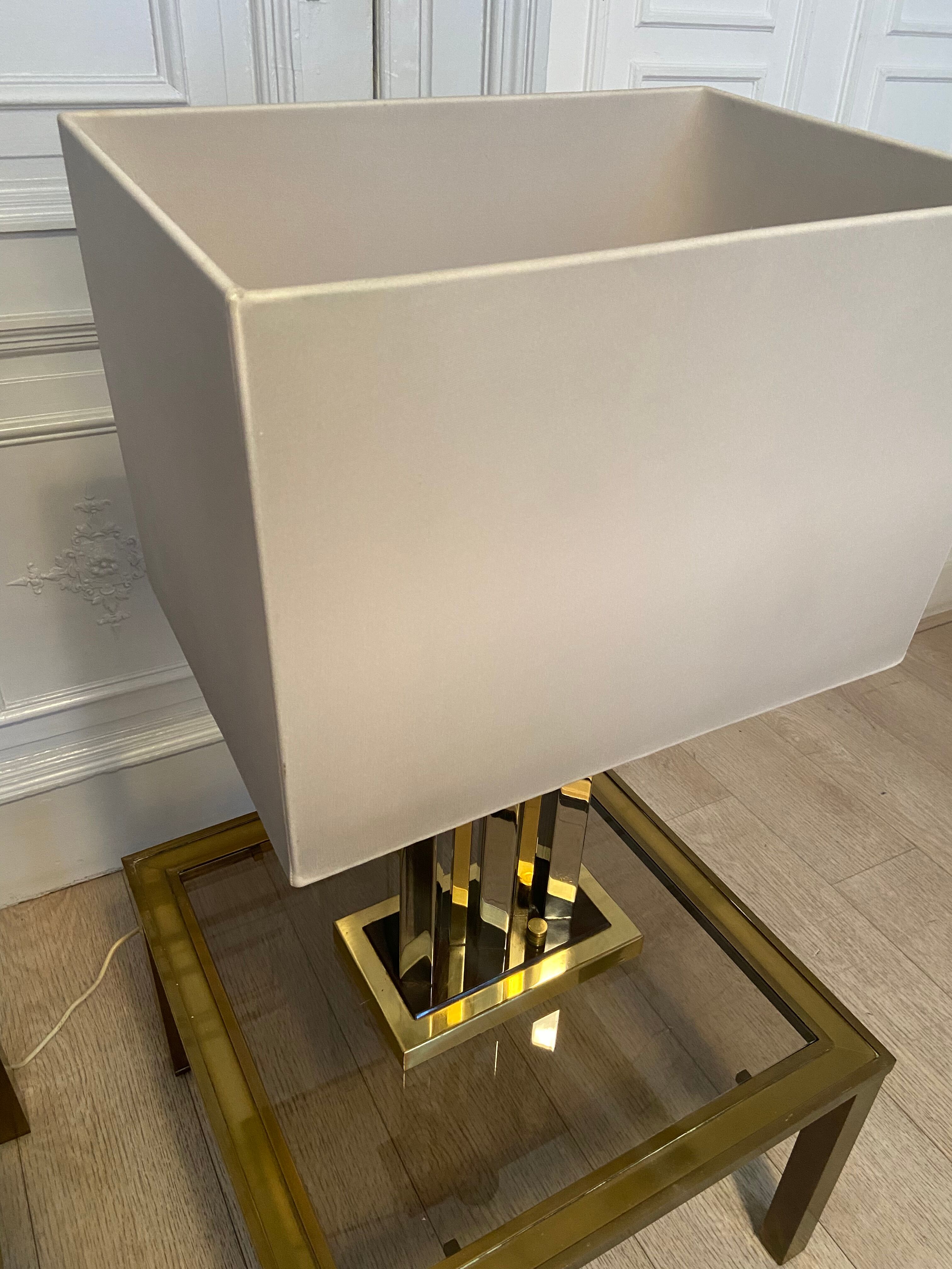 Pair of Romeo Rega lamps, signed