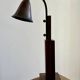 Art Deco table lamp in wood and brass