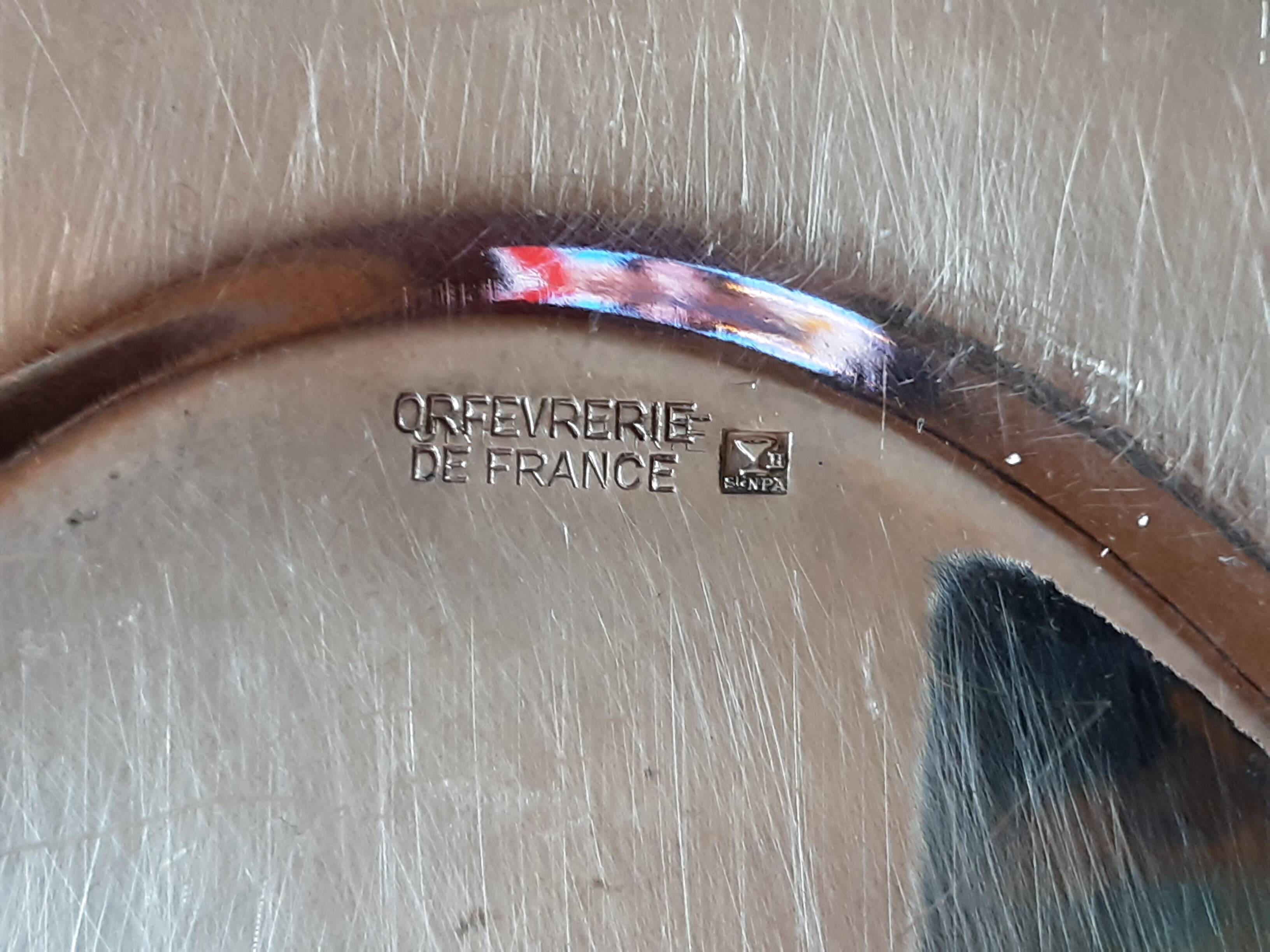 Metal basket, French silversmithing