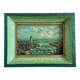 Old painting, seaport