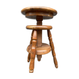 Adjustable vintage watchmaker's stool